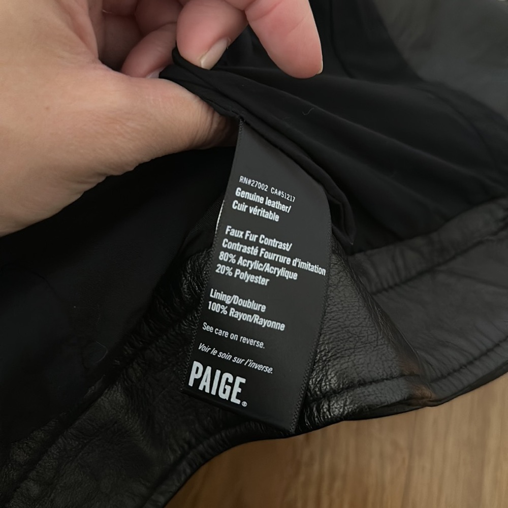 Paige Leather Jacket - Picture 5 of 6